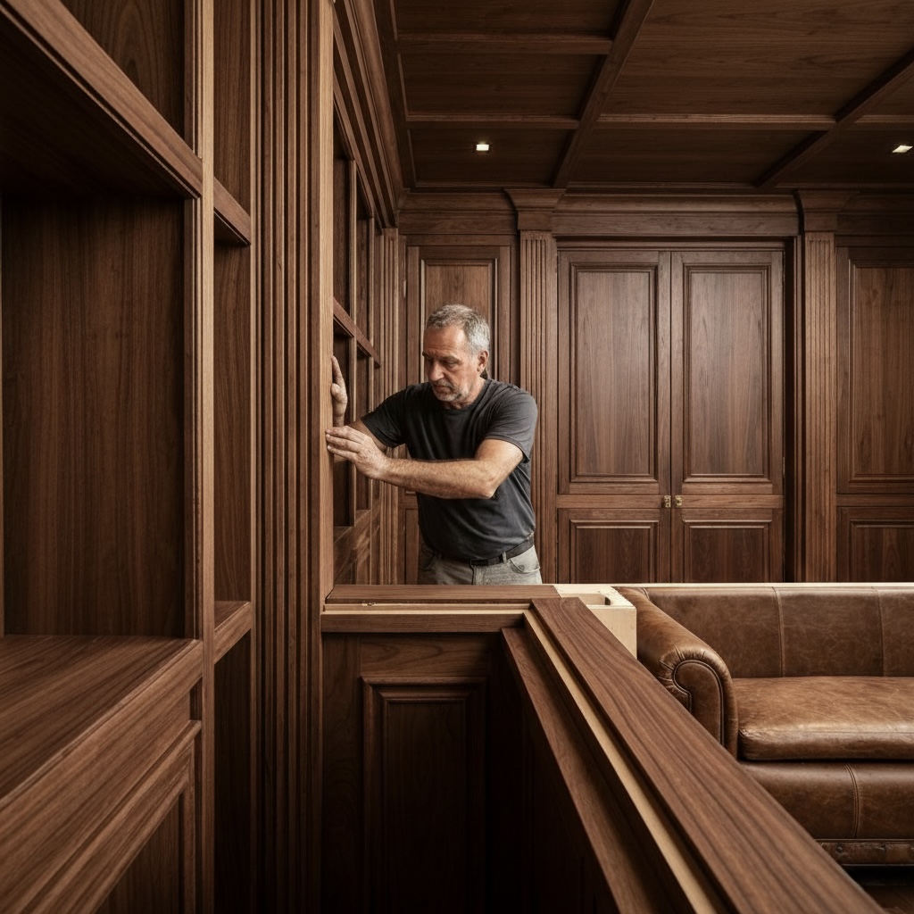 Expert craftsman at work